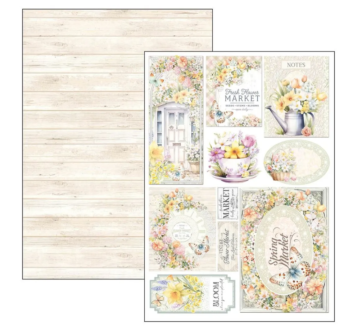 Outlet Ciao Bella Papier-Set "Flower Shop"