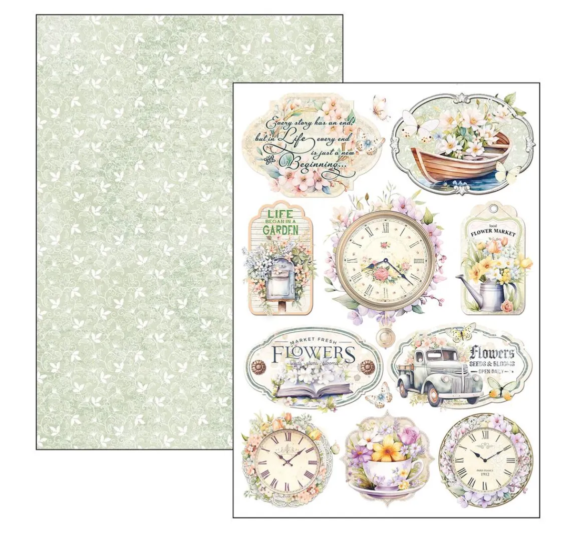 Outlet Ciao Bella Papier-Set "Flower Shop"