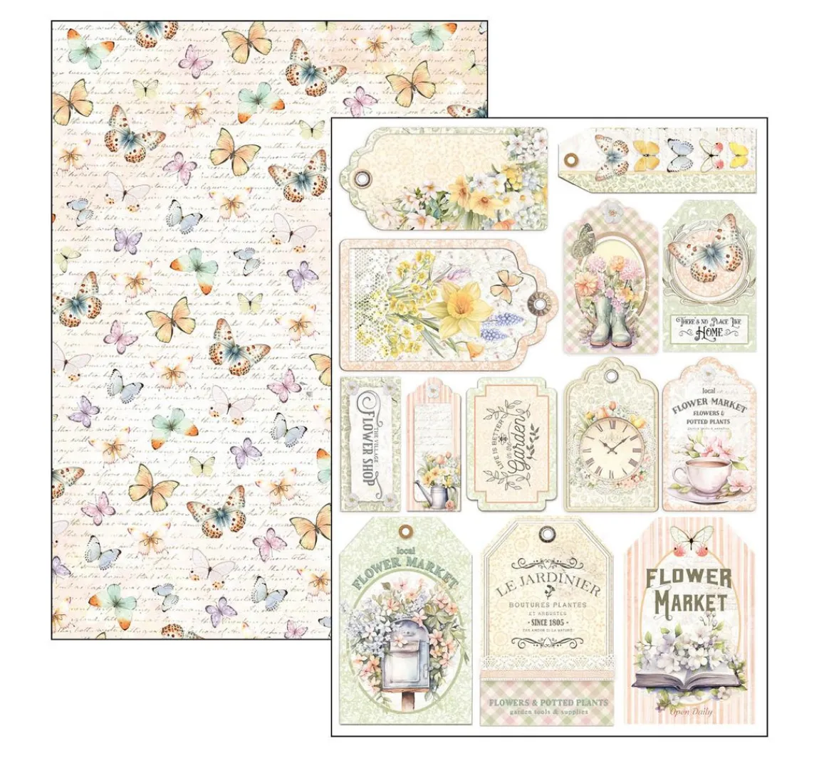 Outlet Ciao Bella Papier-Set "Flower Shop"