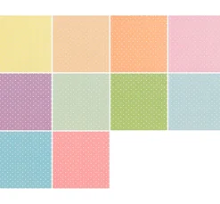 FINDit Papier-Set "Pünktchen", Pastell
