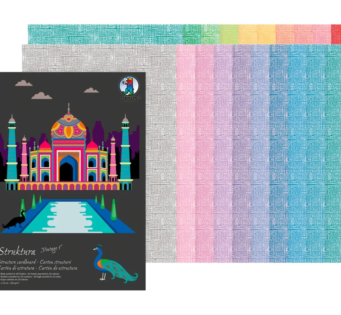 Online URSUS Papier-Set "Struktura Vintage"