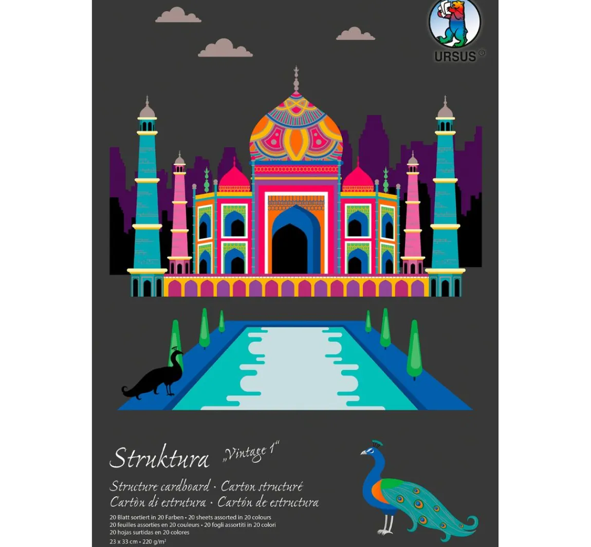 Online URSUS Papier-Set "Struktura Vintage"