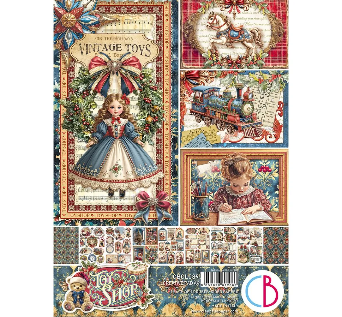 Discount Ciao Bella Papier-Set "Toy Shop"