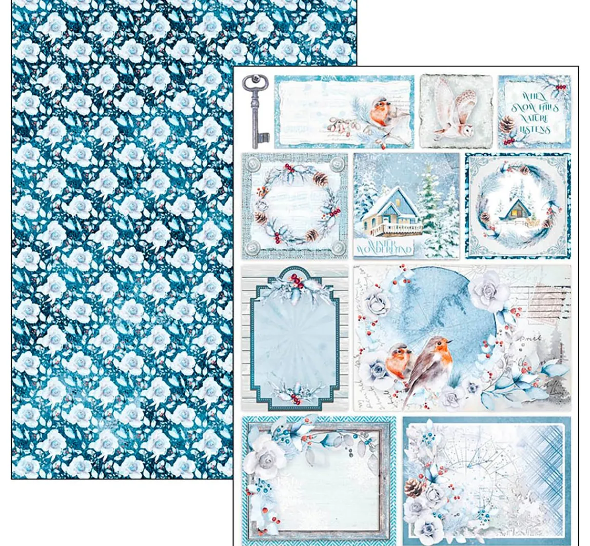 New Ciao Bella Papier-Set "Winter Journey"