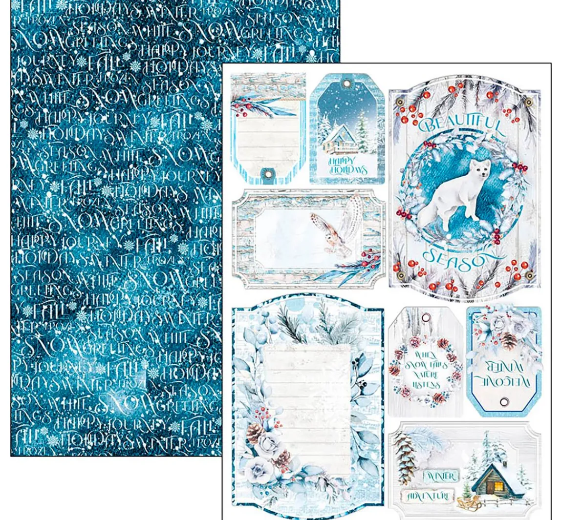 New Ciao Bella Papier-Set "Winter Journey"
