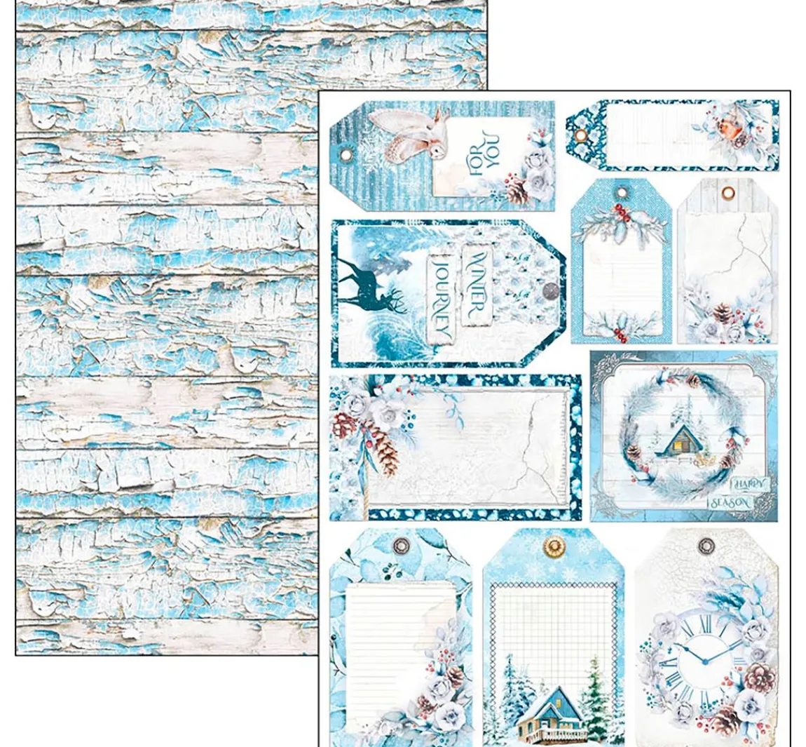 New Ciao Bella Papier-Set "Winter Journey"