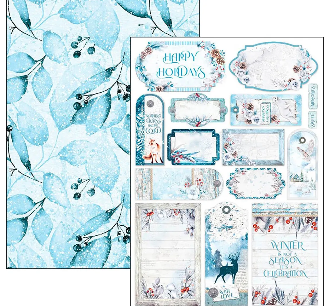 New Ciao Bella Papier-Set "Winter Journey"