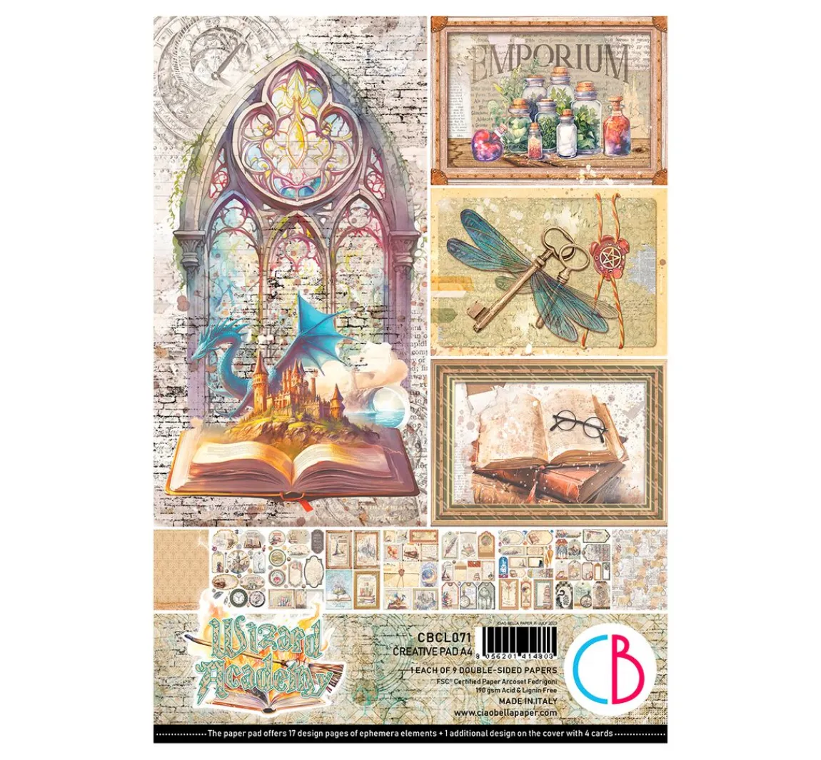 Discount Ciao Bella Papier-Set "Wizard Academy"