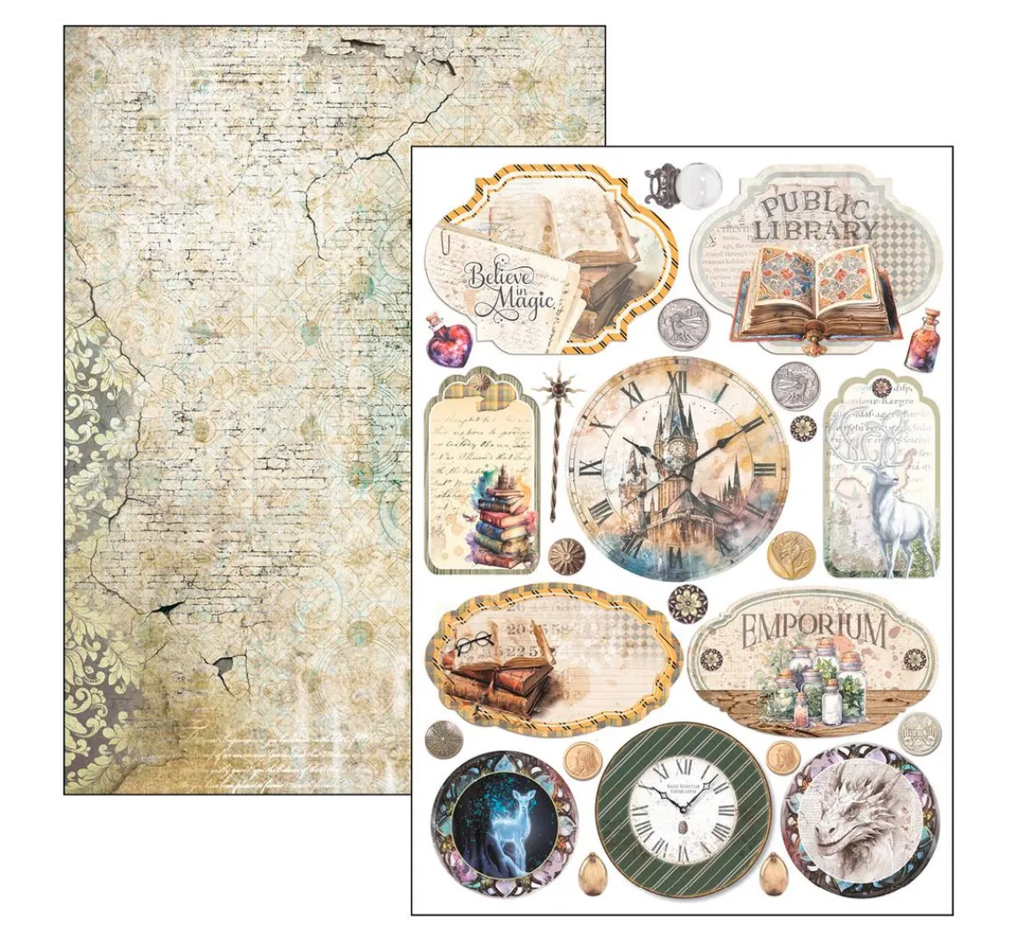Discount Ciao Bella Papier-Set "Wizard Academy"