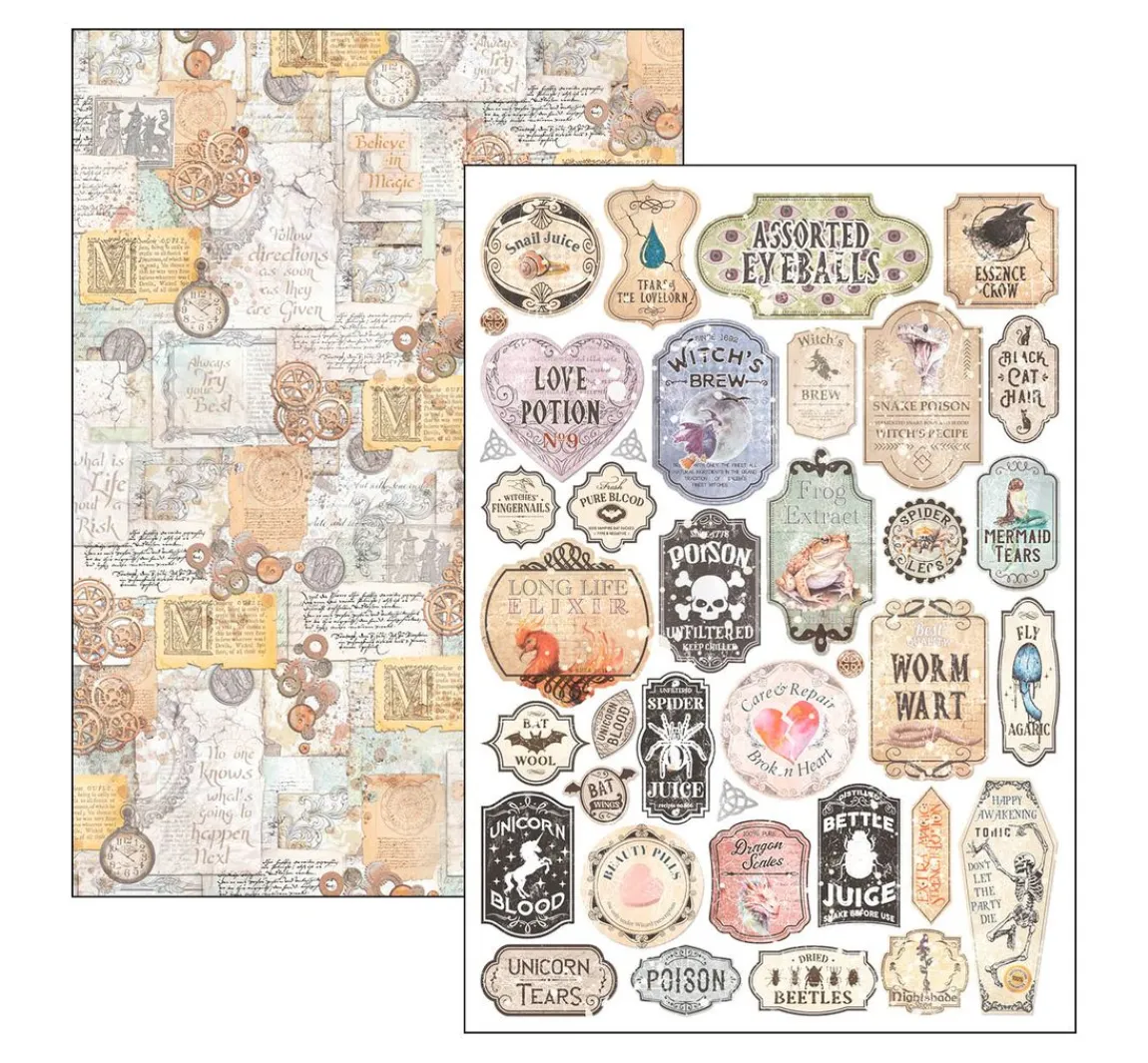Discount Ciao Bella Papier-Set "Wizard Academy"