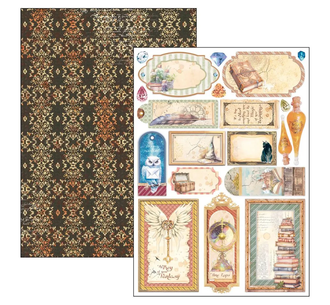 Discount Ciao Bella Papier-Set "Wizard Academy"
