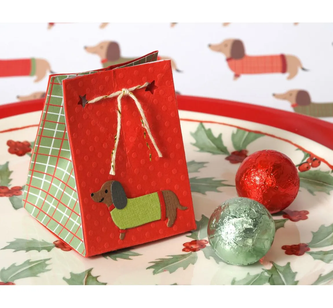 Discount Artemio Papier-Set "Woofy Christmas"