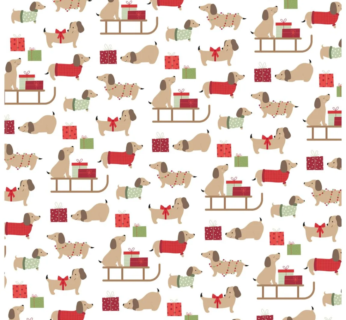 Discount Artemio Papier-Set "Woofy Christmas"