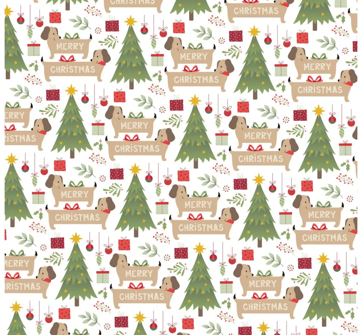 Discount Artemio Papier-Set "Woofy Christmas"