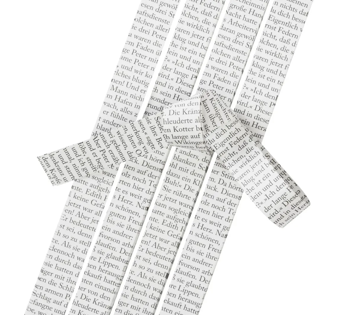 MarpaJansen Papierstreifen "Buchtext"