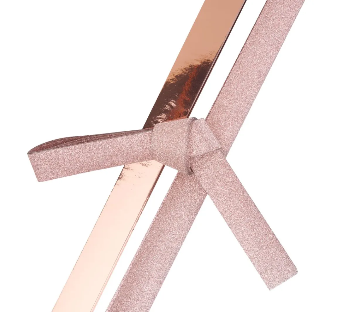 New Gebrüder Bertels Papierstreifen "Glitter, Roségold"
