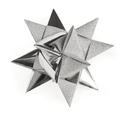 New Gebrüder Bertels Papierstreifen "Glitter, silber", 25 mm