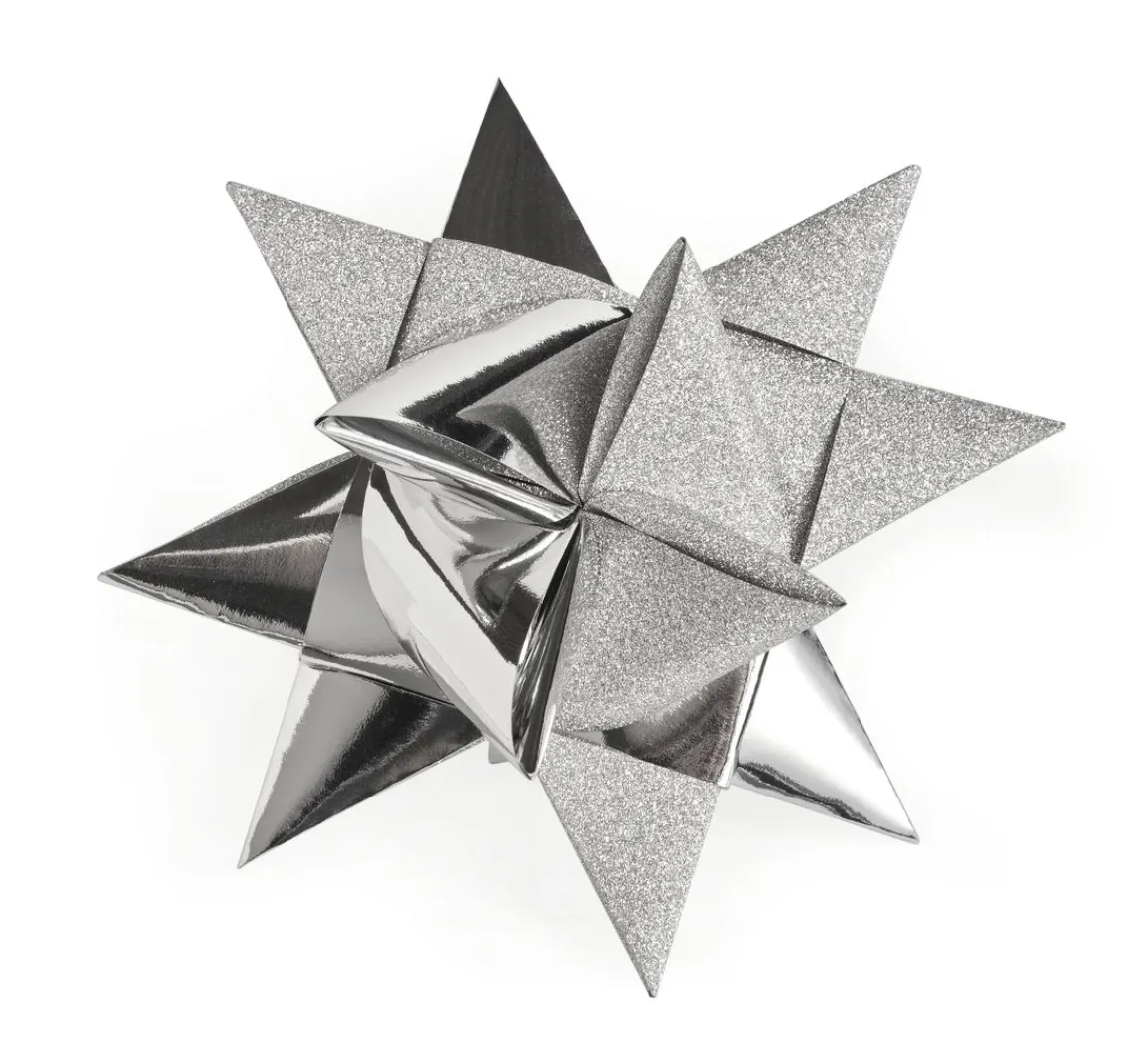 New Gebrüder Bertels Papierstreifen "Glitter, silber", 25 mm