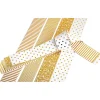 New Gebrüder Bertels Papierstreifen glänzend "Golden Glamour", 15 mm
