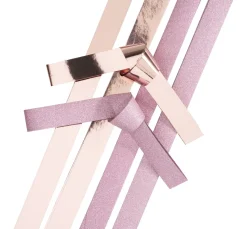 Gebrüder Bertels Papierstreifen "Rosa Glitter"