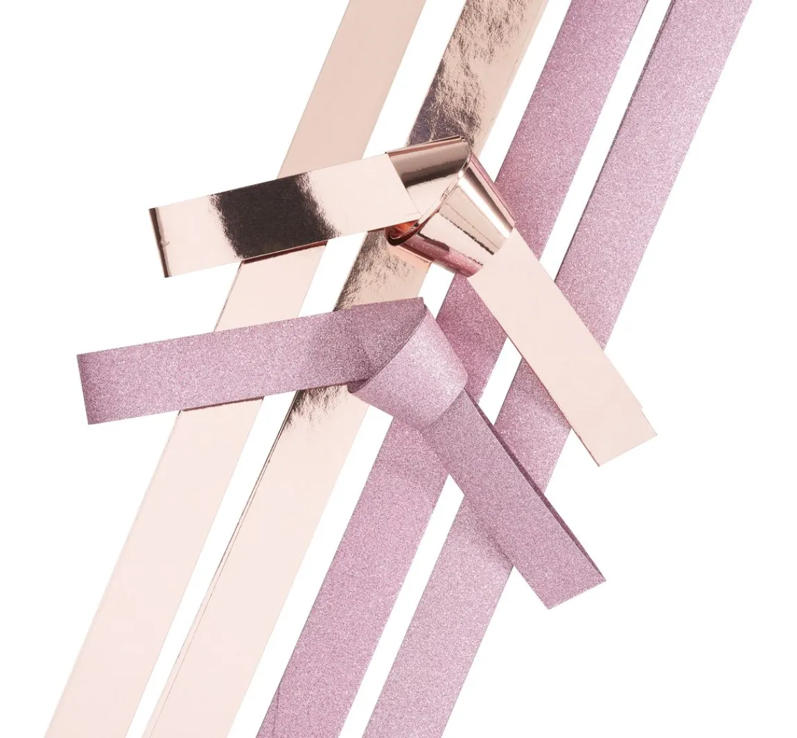Gebrüder Bertels Papierstreifen "Rosa Glitter"