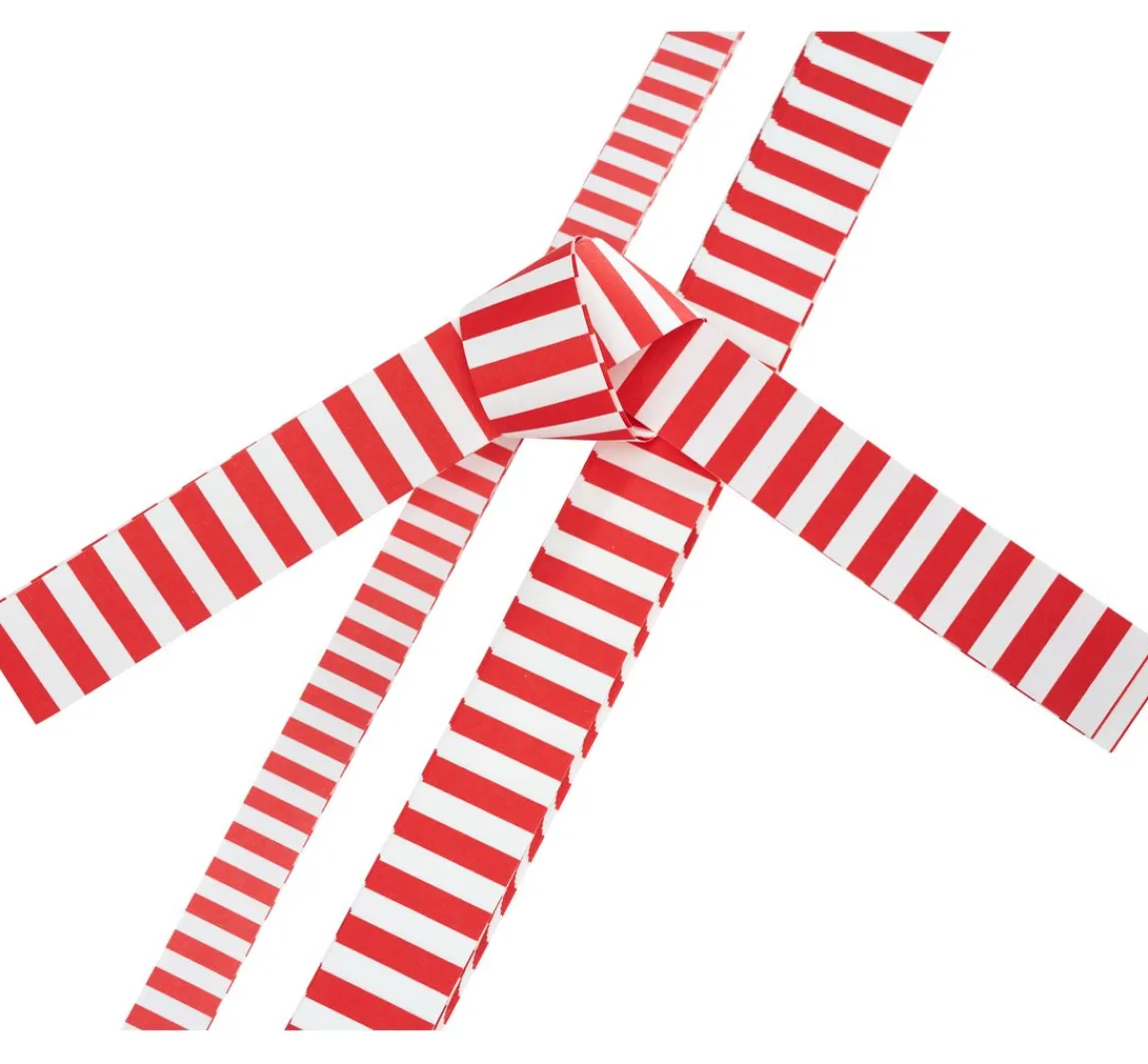 Online Rico Design Papierstreifen "Stripes", Rot/Weiß