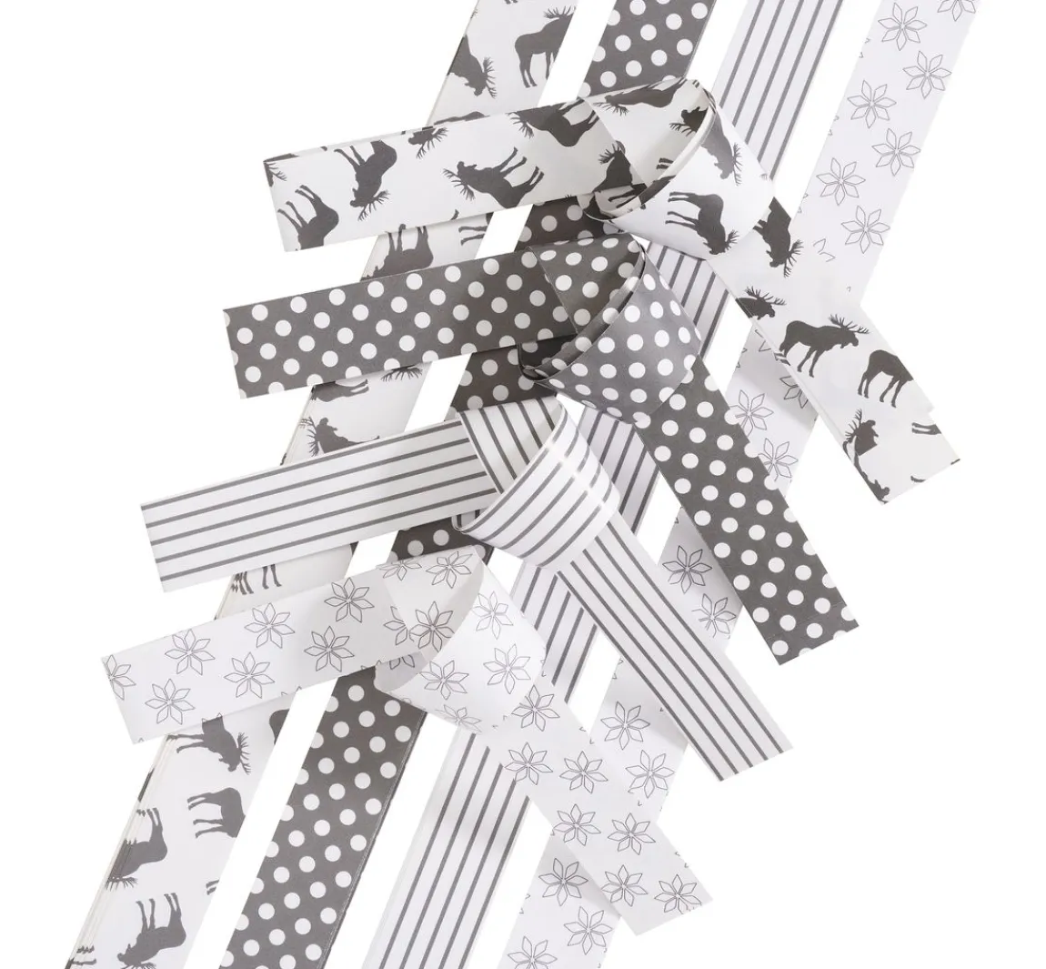 Discount Gebrüder Bertels Papierstreifen "X-Mas Grey"