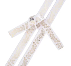 Discount Rico Design Papierstreifen "Zweige", Weiß-Gold