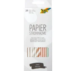 Online folia Papierstrohhalme, 25 Stück