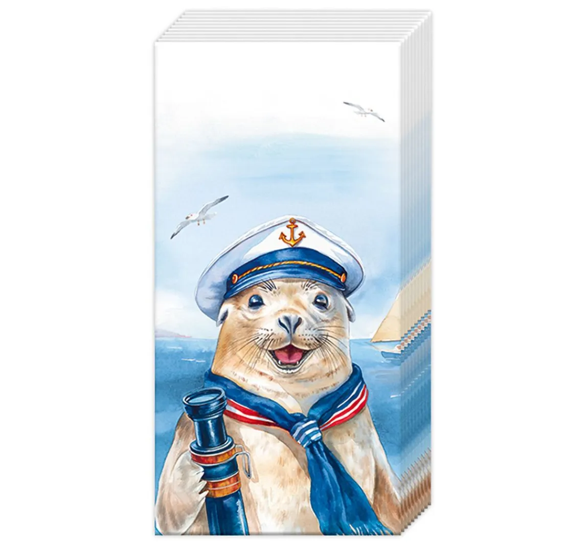 Hot IHR Papiertaschentücher "Captain Charlie"