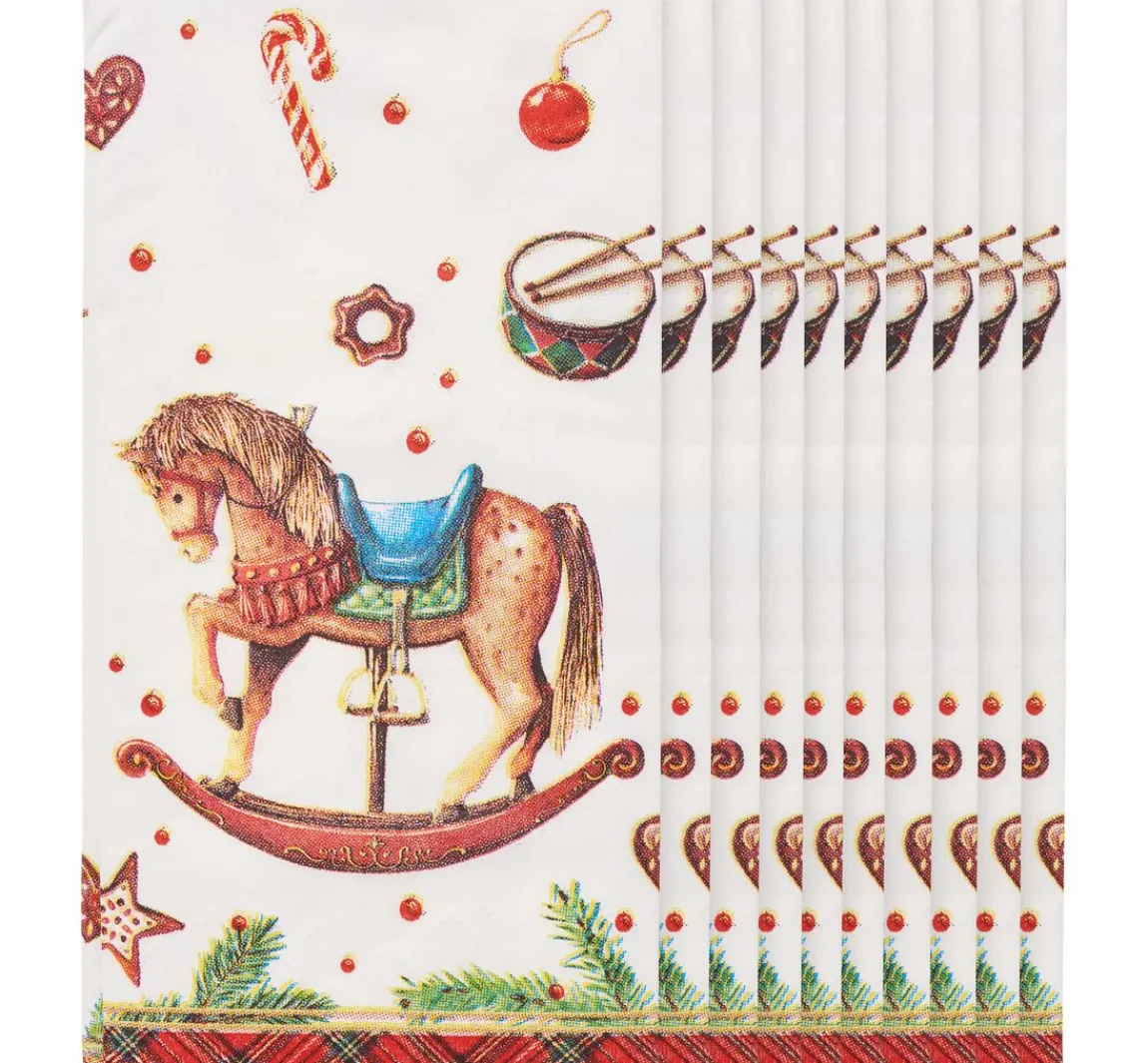 Ambiente Papiertaschentücher "Classic Rocking Horse"
