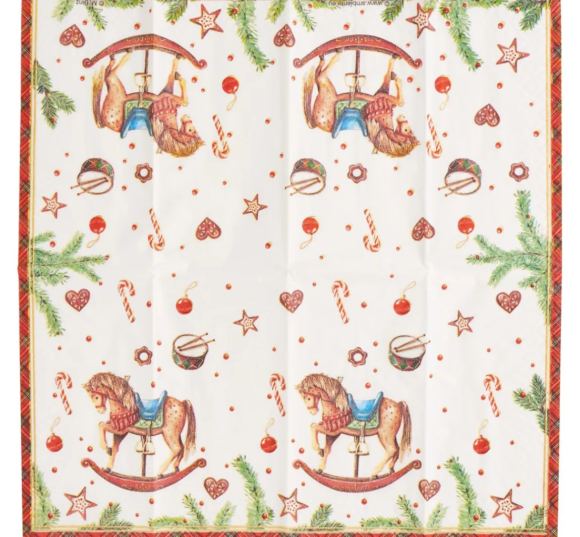 Ambiente Papiertaschentücher "Classic Rocking Horse"