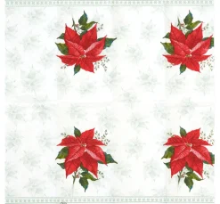 New IHR Papiertaschentücher "Classic Poinsettia"