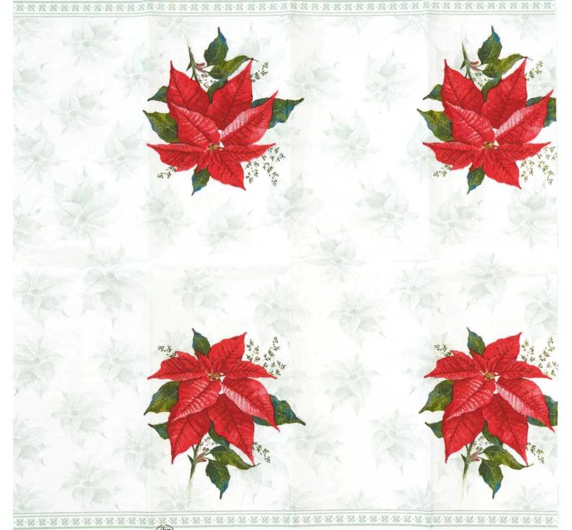 New IHR Papiertaschentücher "Classic Poinsettia"