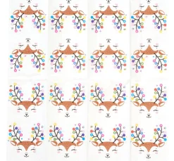 Hot Paper+Design Papiertaschentücher "Colourful Deer"
