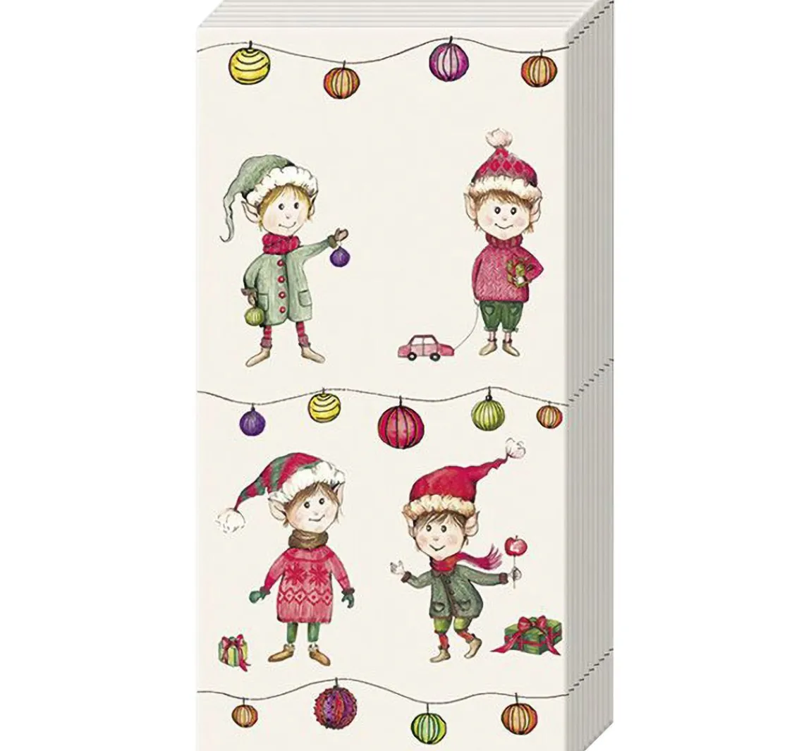 Outlet IHR Papiertaschentücher "Elves At Work"