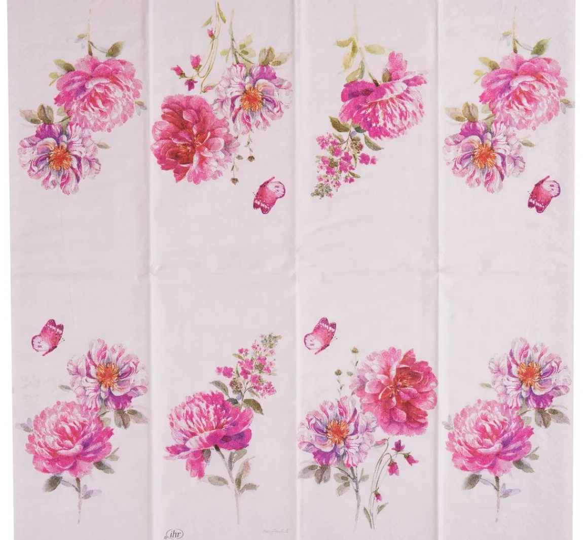 IHR Papiertaschentücher "Jardin Rose"