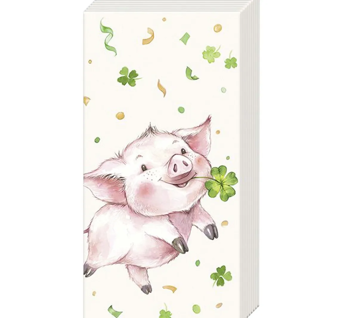 Best IHR Papiertaschentücher "Lucky Pig"