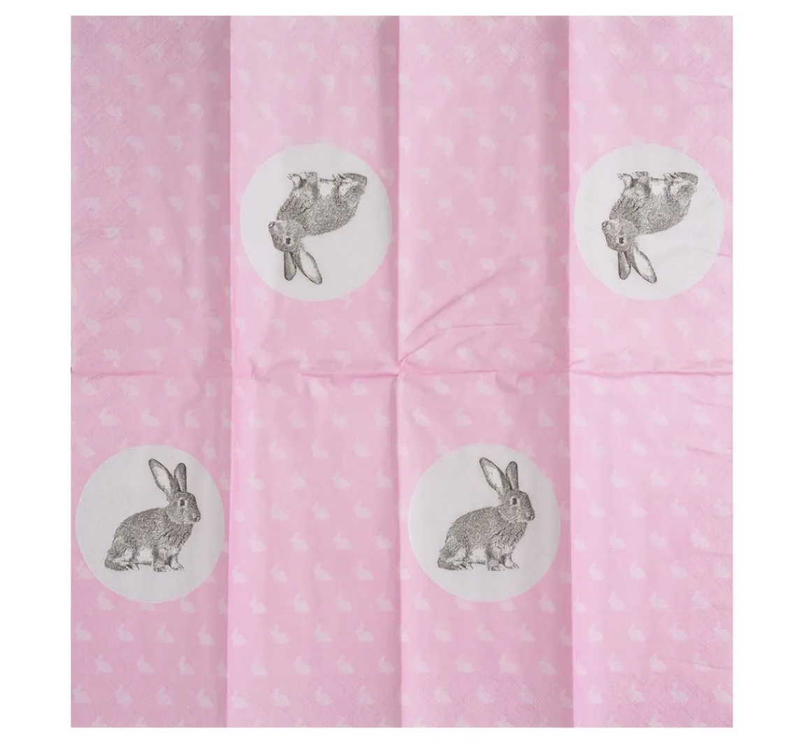 Hot Paper+Design Papiertaschentücher "Portrait of Rabbit"