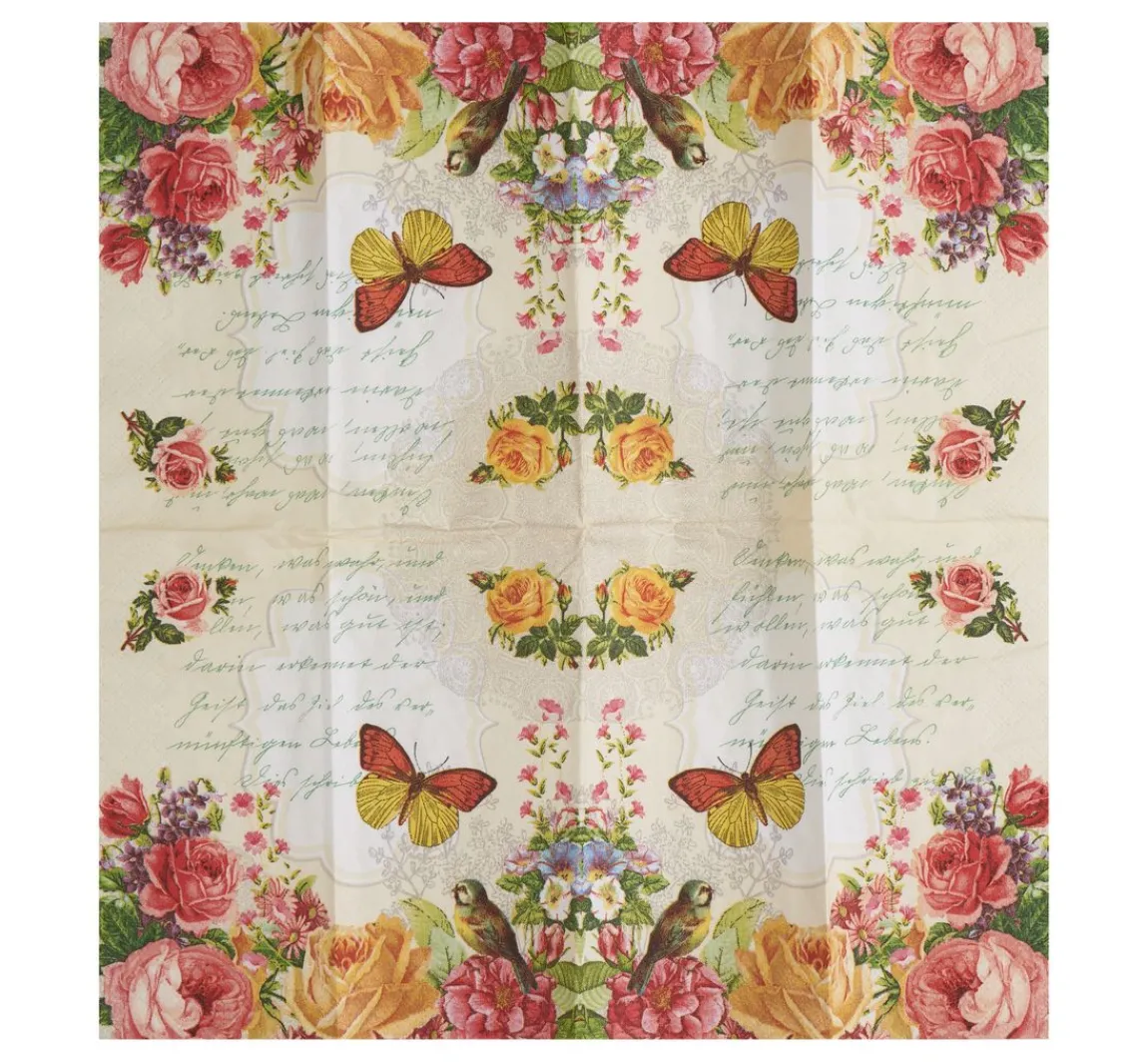 Discount Paper+Design Papiertaschentücher "Portrait of Butterfly"