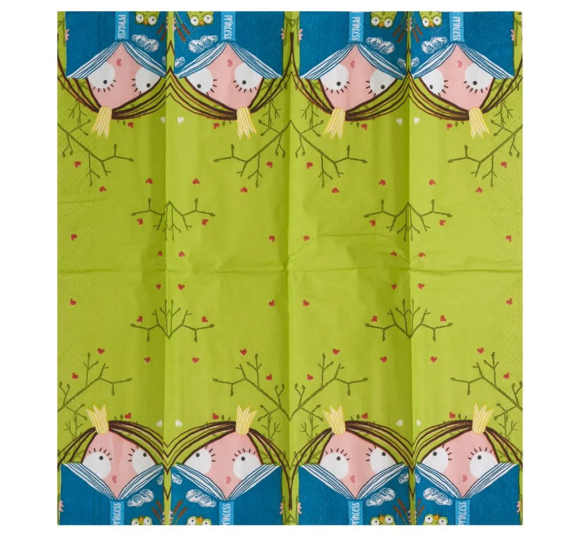 New Paper+Design Papiertaschentücher "Princess and Book"
