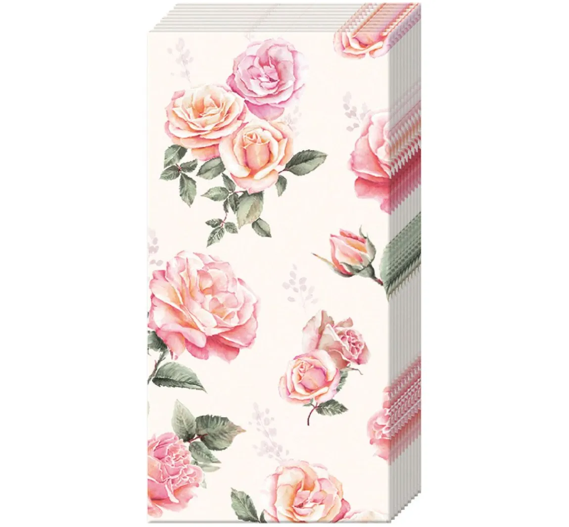 IHR Papiertaschentücher "Roses"