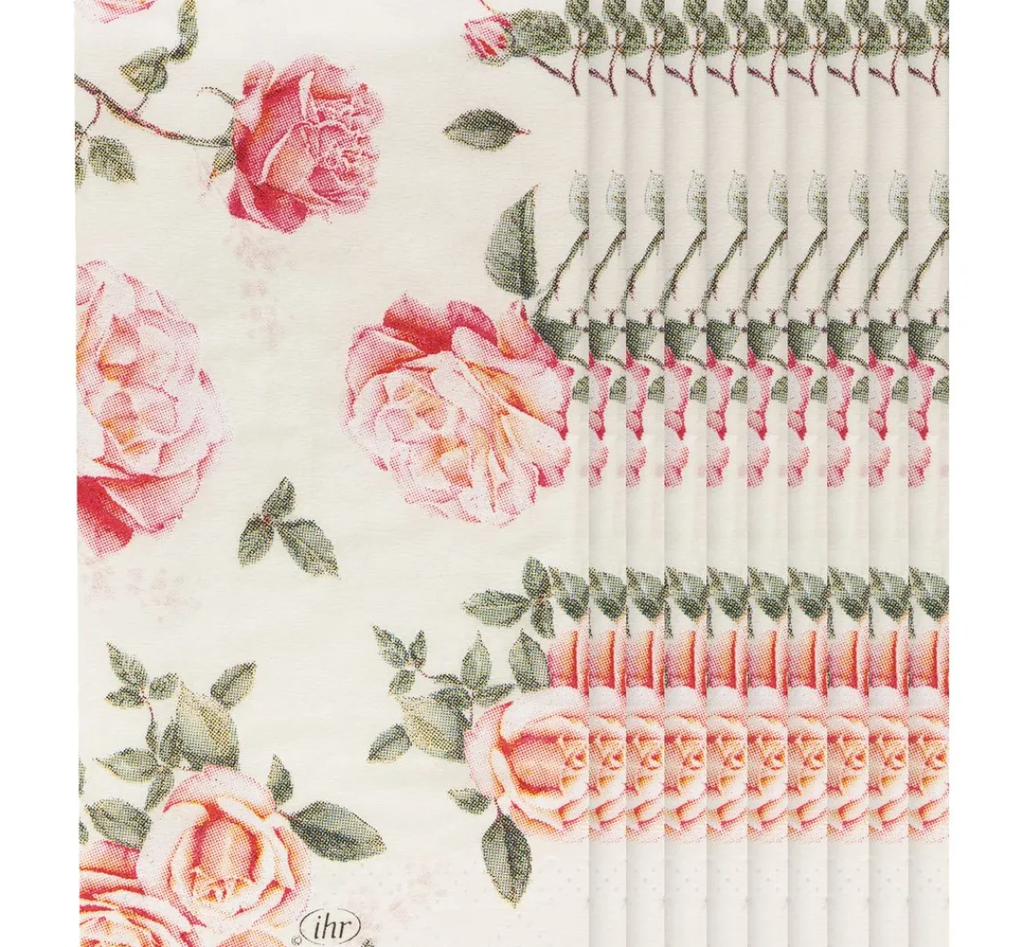 IHR Papiertaschentücher "Roses"