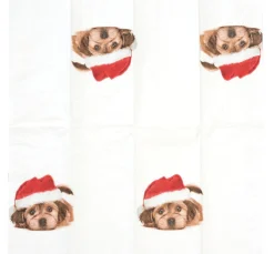 Sale Paper+Design Papiertaschentücher "Sweet Santa Dog"