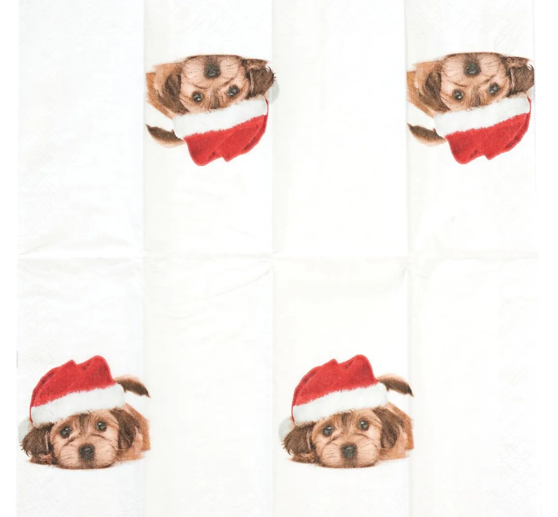 Sale Paper+Design Papiertaschentücher "Sweet Santa Dog"
