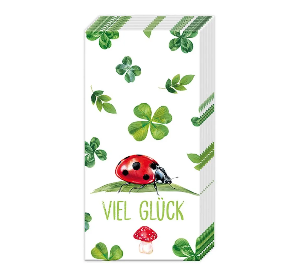 Outlet IHR Papiertaschentücher "Viel Glück"