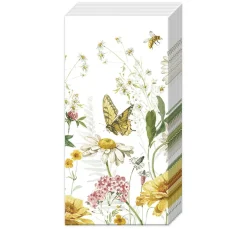 Outlet IHR Papiertaschentücher "Wildflower and Butterfly"