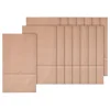 Discount folia Papiertüten mit Blockboden aus Kraftpapier, 15 Stück