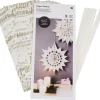 Clearance Rico Design Papiertüten Sterne-Set "Merry Christmas", groß, Weiß