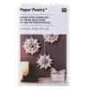 Best Rico Design Papiertüten Sterne-Set "Merry Christmas", klein, Weiß